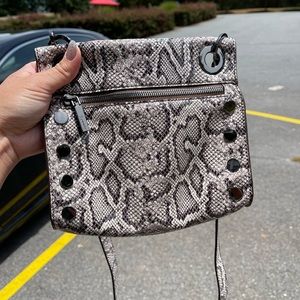 Hammitt Small Tony in Gunmetal Snake